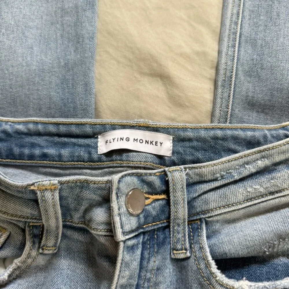 Flying Monkey - 90's Stretch Vintage Flare Jeans - F4426 - Picture 7 of 11